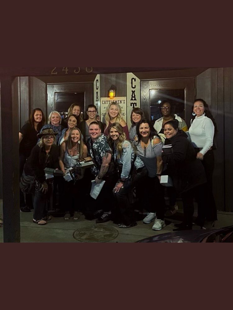 Women in Trucking Conference dinner at the Fort Worth Stockyard