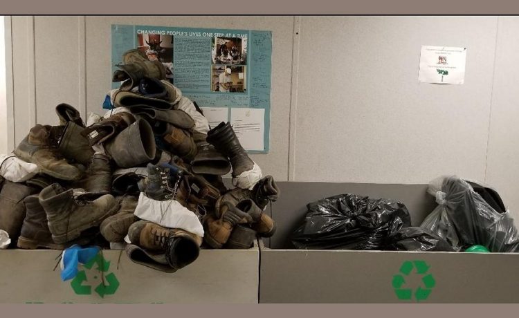 3,000 pairs of gently used work boots - Sept 2019